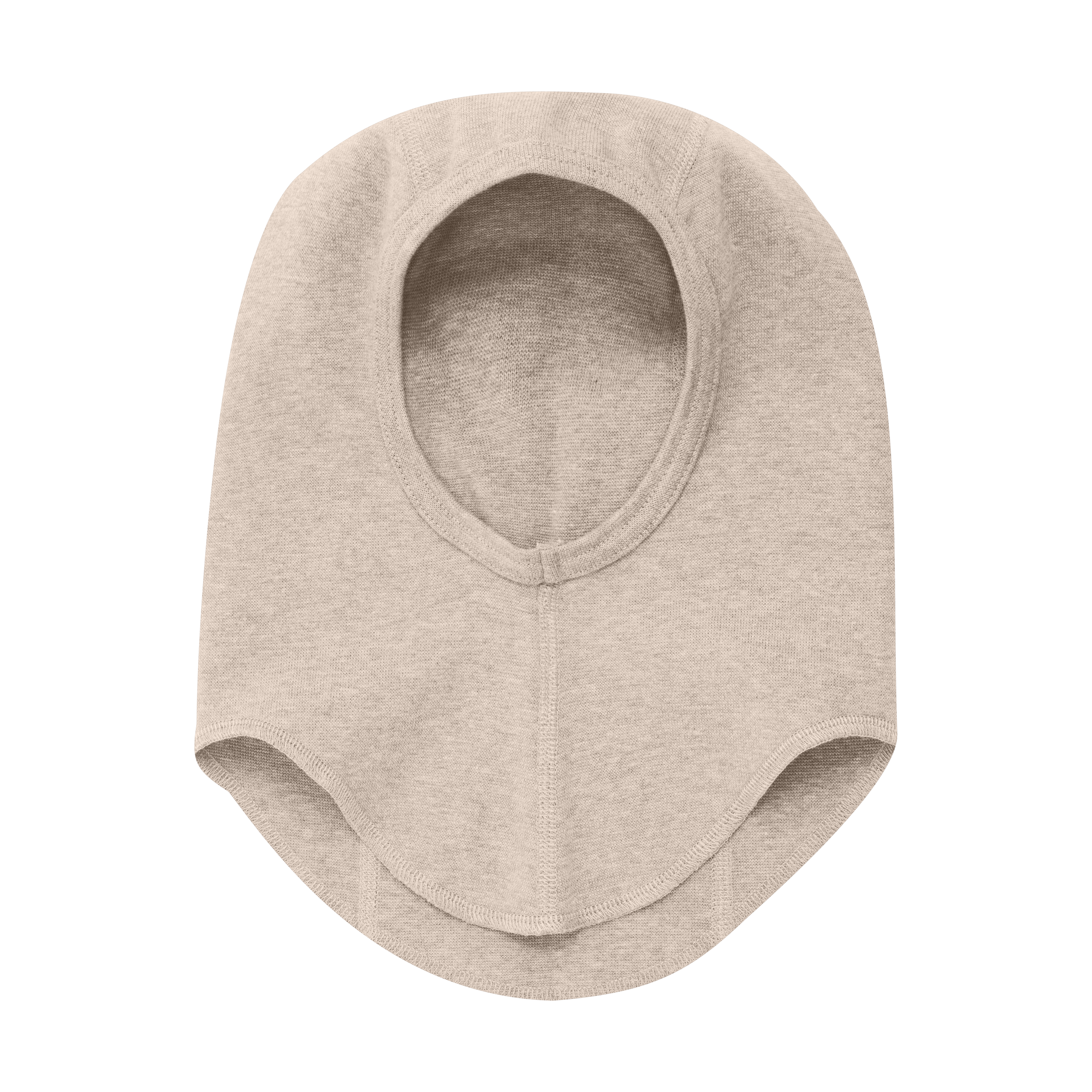 Balaclava Cotton Rib - Camel Melange